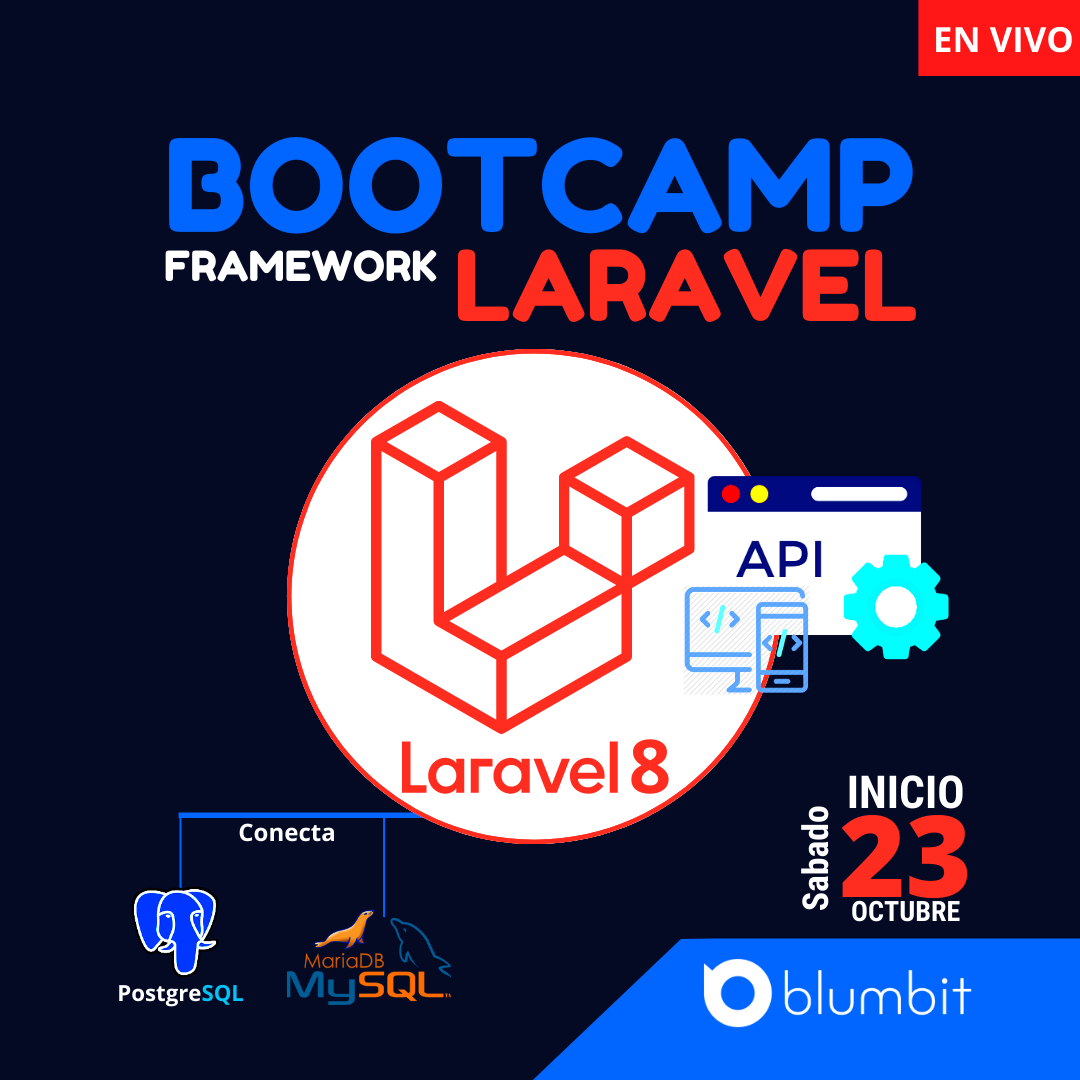 BOOTCAMP DESARROLLO WEB CON LARAVEL 8 V7