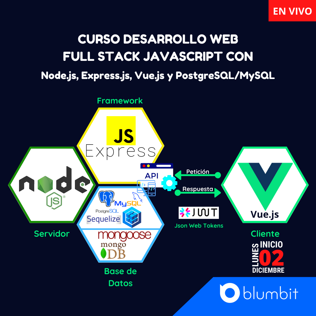 DESARROLLO WEB FULLSTACK CON NODE.JS, EXPRESS.JS, VUE.JS Y SEQUELIZE