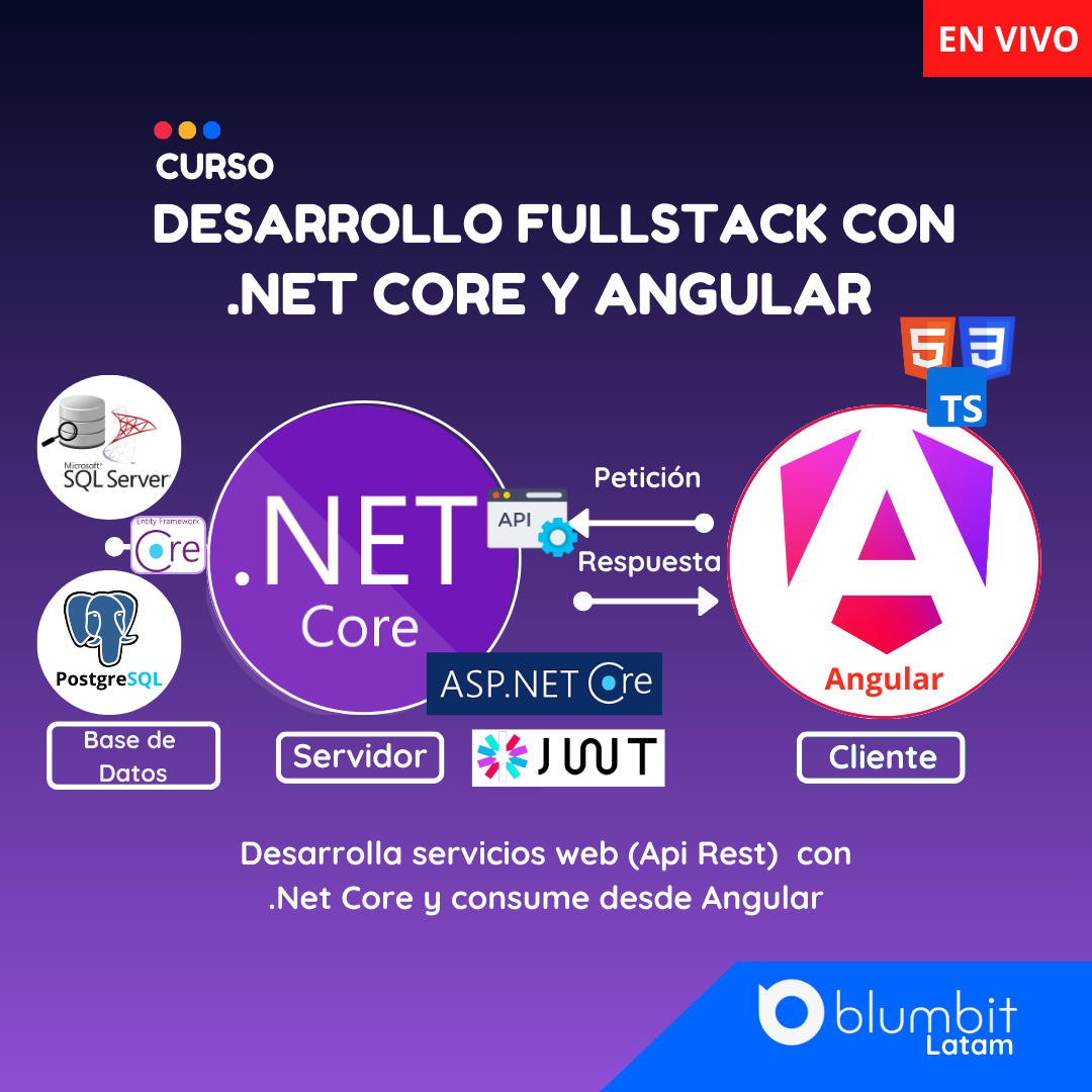 CURSO DESARROLLO FULLSTACK CON .NET CORE Y ANGULAR V5