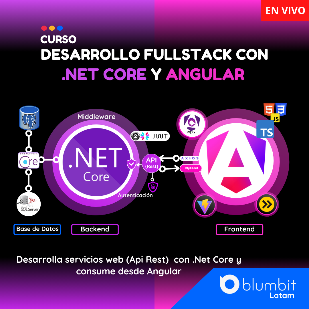 CURSO DESARROLLO FULLSTACK CON .NET CORE 9 Y ANGULAR 19 V8
