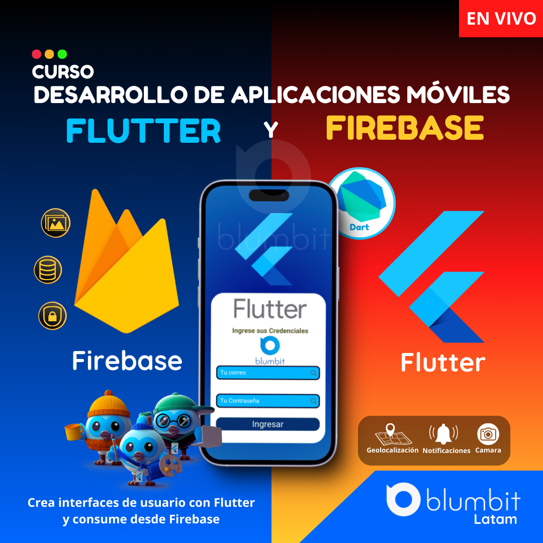 DESARROLLO DE APLICACIONES MÓVILES CON FLUTTER Y FIREBASE V2