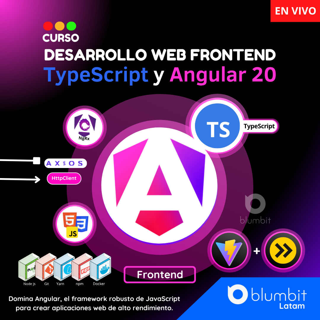 CURSO DESARROLLO WEB FRONTEND CON ANGULAR