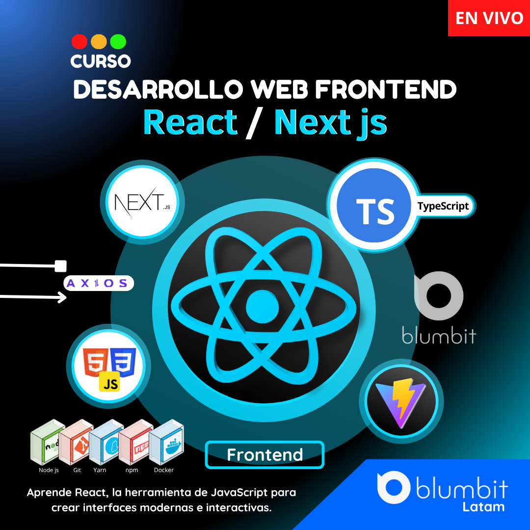 CURSO DESARROLLO WEB FRONTEND CON REACT/NEXT
