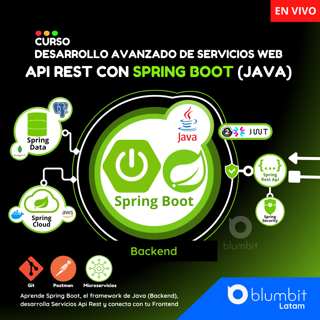 CURSO DESARROLLO AVANZADO DE SERVICIOS WEB API REST CON SPRING BOOT V2