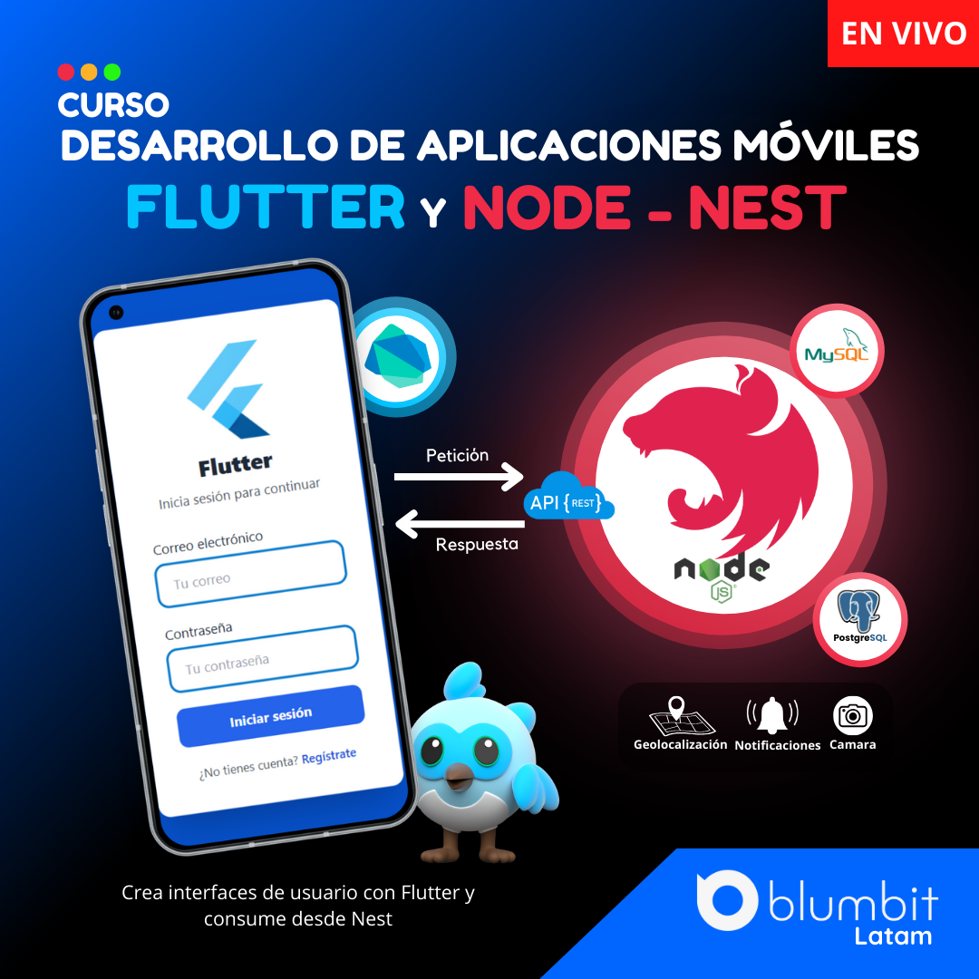 FLUTTER Y NEST V1