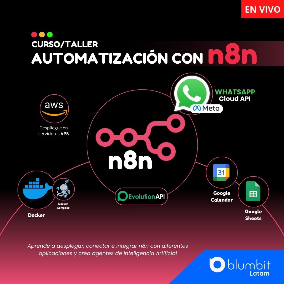 CURSO/ TALLER AUTOMATIZACIÓN CON N8N V7