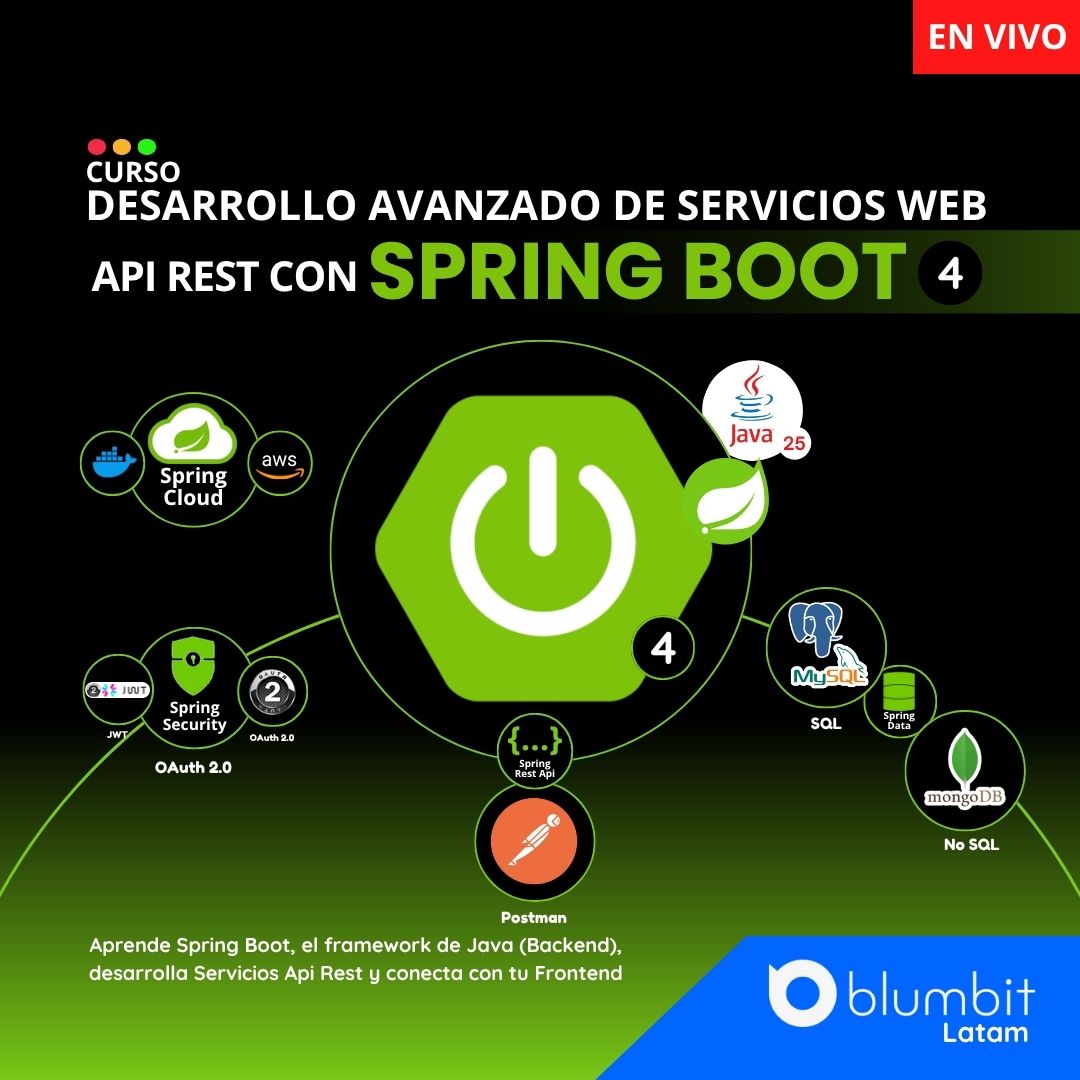 CURSO DESARROLLO AVANZADO DE SERVICIOS WEB API REST CON SPRING BOOT V5