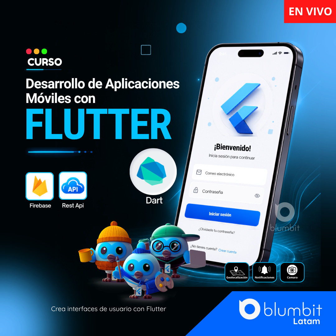 DESARROLLO DE APLICACIONES MÓVILES CON FLUTTER Y FIREBASE V5