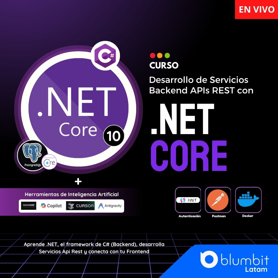 CURSO DESARROLLO AVANZADO DE SERVICIOS WEB API REST CON .NET CORE V6