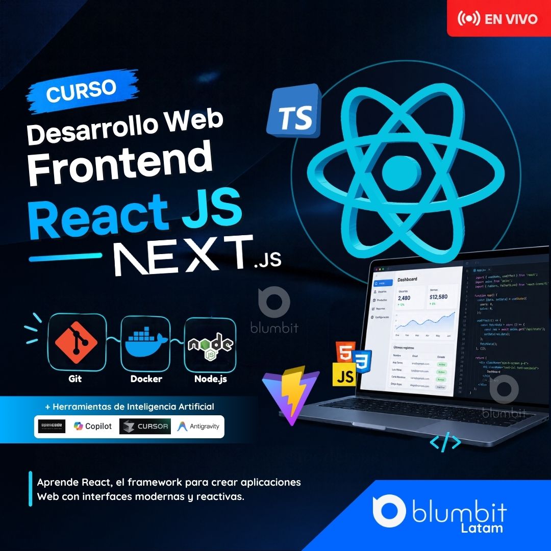 CURSO DESARROLLO WEB FRONTEND CON REACT/NEXT V6