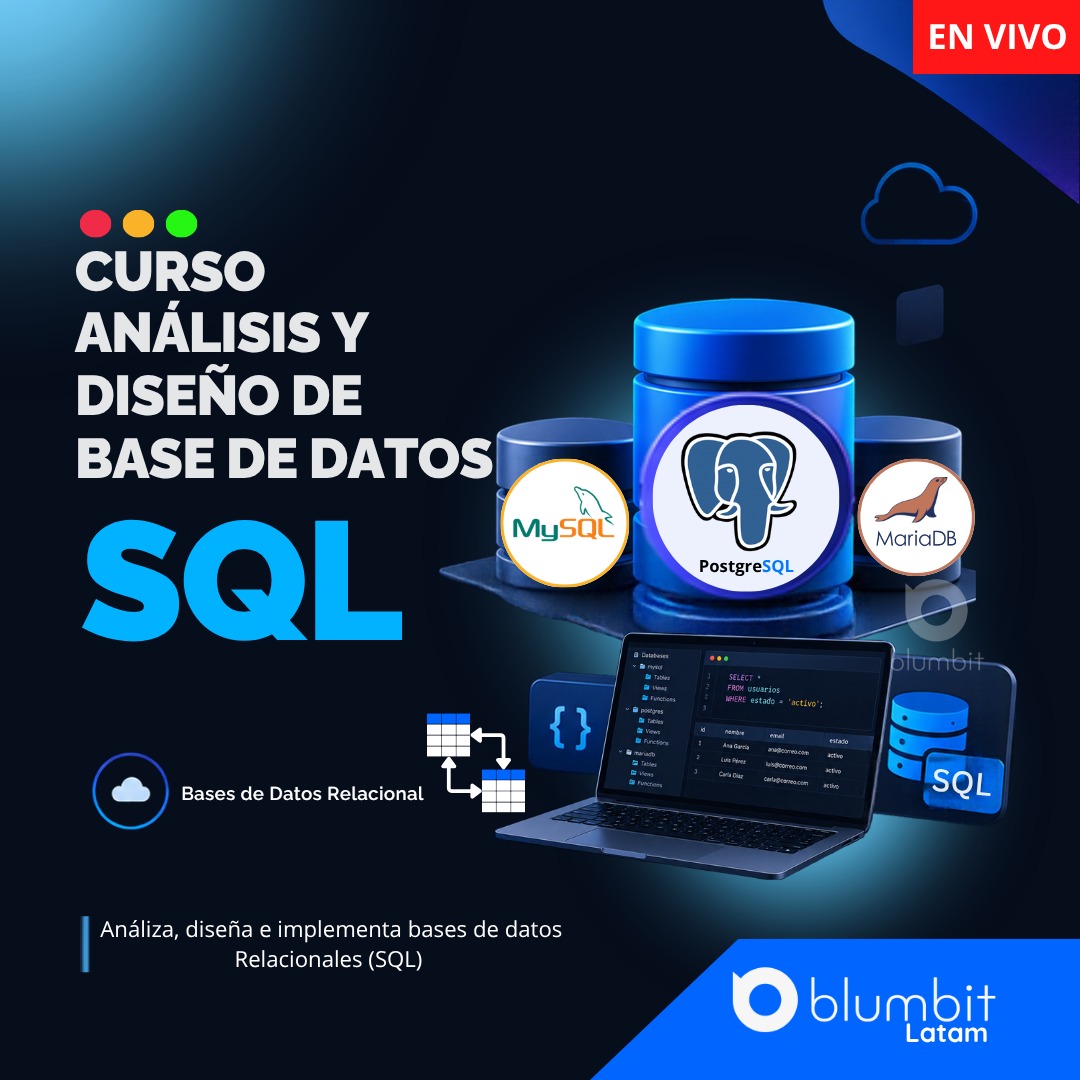 CURSO ANÁLISIS Y DISEÑO DE BASE DE DATOS V7